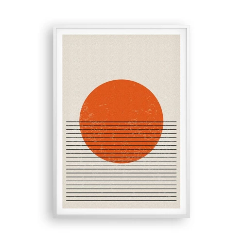 Poster in white frmae - Always the Sun - 70x100 cm