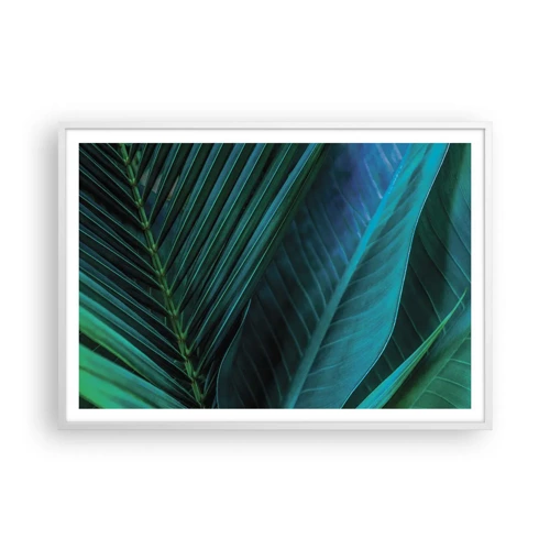 Poster in white frmae - Anatomy of Green - 100x70 cm