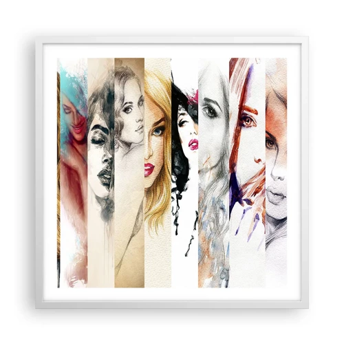 Poster in white frmae - And It Is Always You - 60x60 cm