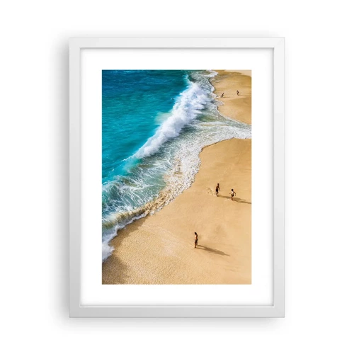 Poster in white frmae - And Next the Sun, Beach… - 30x40 cm