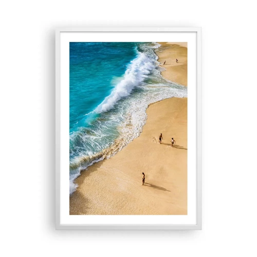 Poster in white frmae - And Next the Sun, Beach… - 50x70 cm