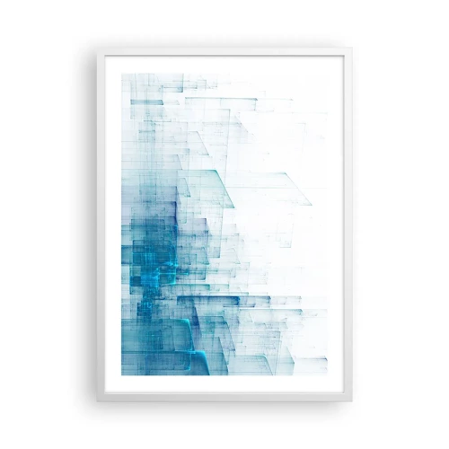 Poster in white frmae - And There Was Space - 50x70 cm