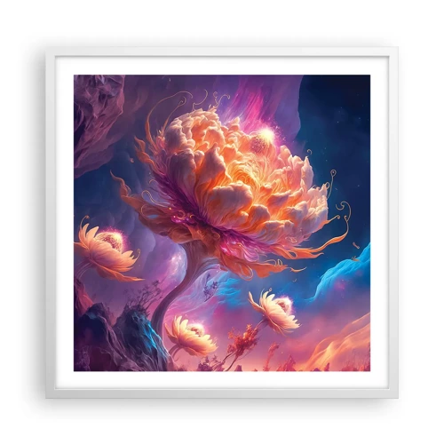 Poster in white frmae - Another World - 60x60 cm