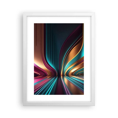 Poster in white frmae - Architecture of Light - 30x40 cm