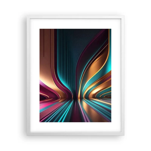 Poster in white frmae - Architecture of Light - 40x50 cm