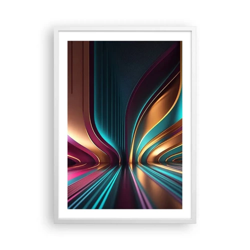 Poster in white frmae - Architecture of Light - 50x70 cm