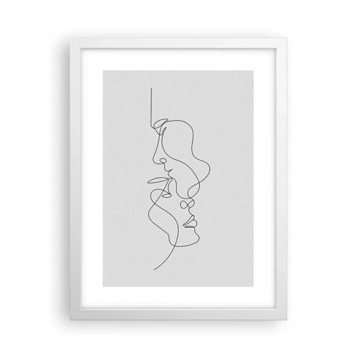 Poster in white frmae - Ardour of Desires - 30x40 cm