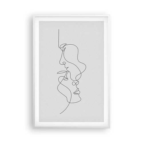 Poster in white frmae - Ardour of Desires - 61x91 cm