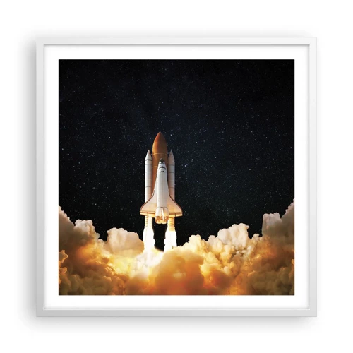 Poster in white frmae - As Astra! - 60x60 cm