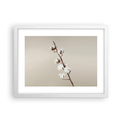 Poster in white frmae - At the Heart of Softness - 40x30 cm
