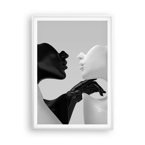 Poster in white frmae - Attraction - Desire - 70x100 cm