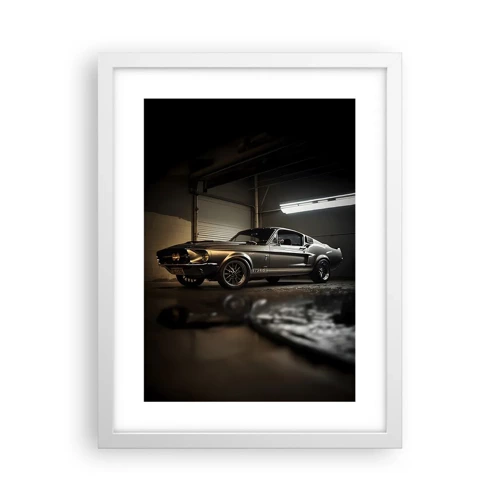 Poster in white frmae - Back to the Future - 30x40 cm