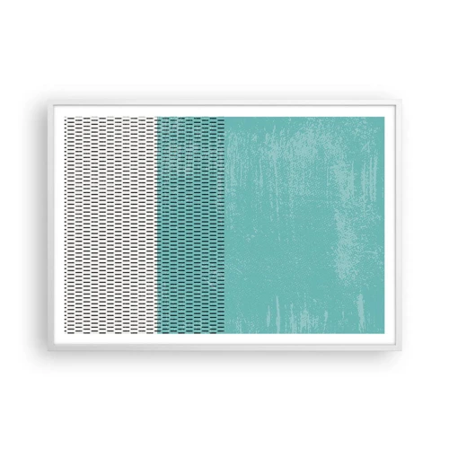 Poster in white frmae - Balanced Composition - 100x70 cm