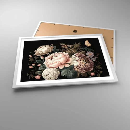 Poster in white frmae - Baroque Style - 70x50 cm