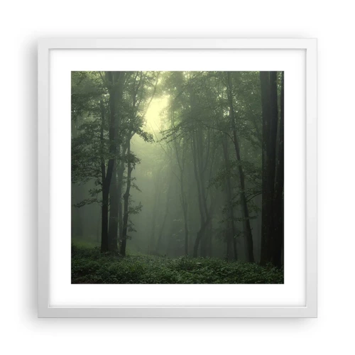 Poster in white frmae - Before It Wakes Up - 40x40 cm