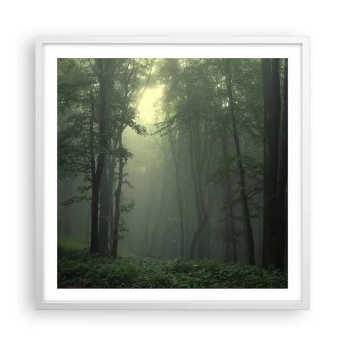 Poster in white frmae - Before It Wakes Up - 60x60 cm