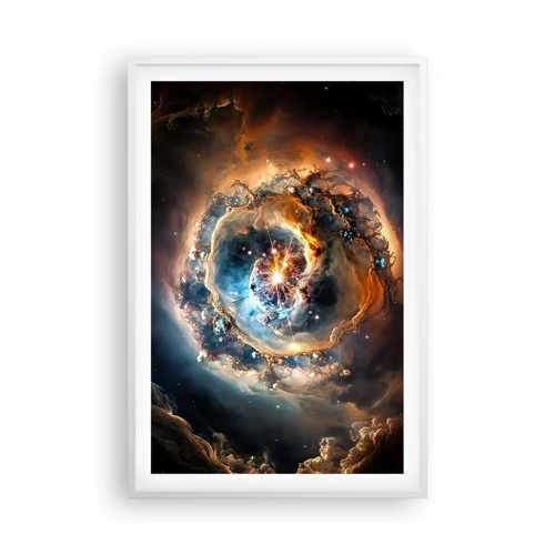 Poster in white frmae - Beginning - 61x91 cm