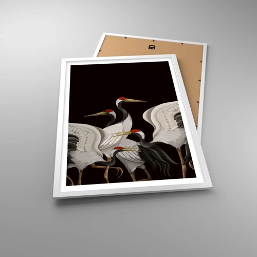 Poster in white frmae - Bird Affairs - 50x70 cm