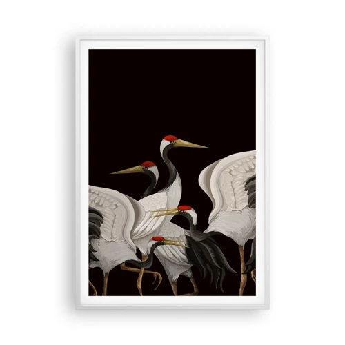 Poster in white frmae - Bird Affairs - 70x100 cm