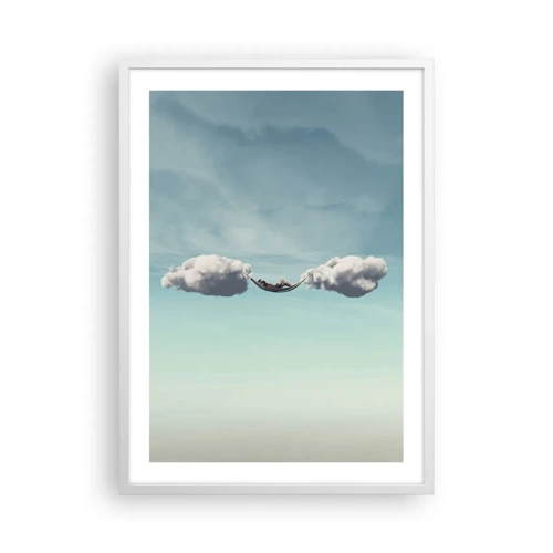 Poster in white frmae - Blissful Moment - 50x70 cm