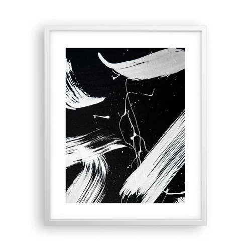 Poster in white frmae - Breaking the Darkness - 40x50 cm