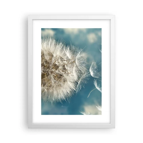Poster in white frmae - Breath of an Angel - 30x40 cm