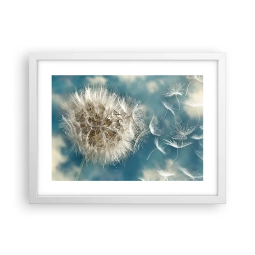 Poster in white frmae - Breath of an Angel - 40x30 cm