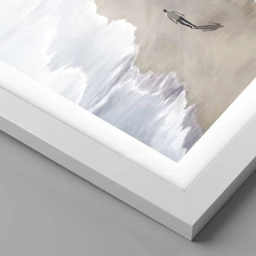 Poster in white frmae - Bright Future - 100x70 cm