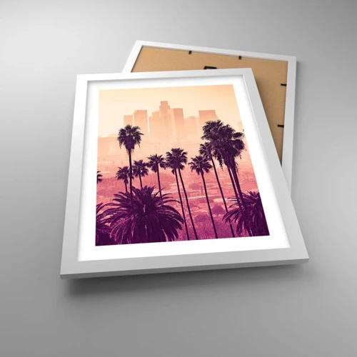 Poster in white frmae - Californian Landscape - 30x40 cm