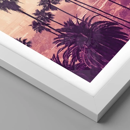 Poster in white frmae - Californian Landscape - 30x40 cm