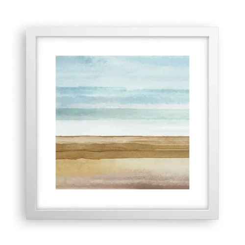 Poster in white frmae - Calming - 30x30 cm