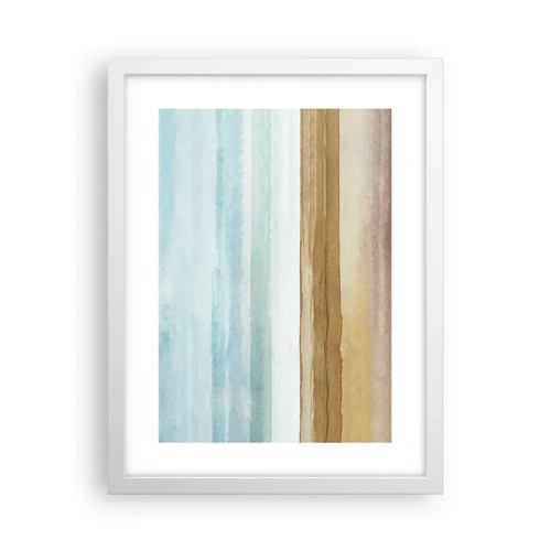 Poster in white frmae - Calming - 30x40 cm