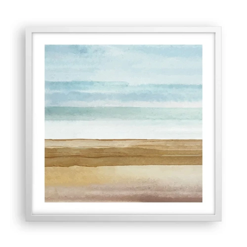 Poster in white frmae - Calming - 50x50 cm