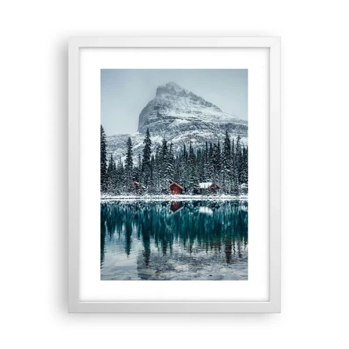Poster in white frmae - Canadian Retreat - 30x40 cm