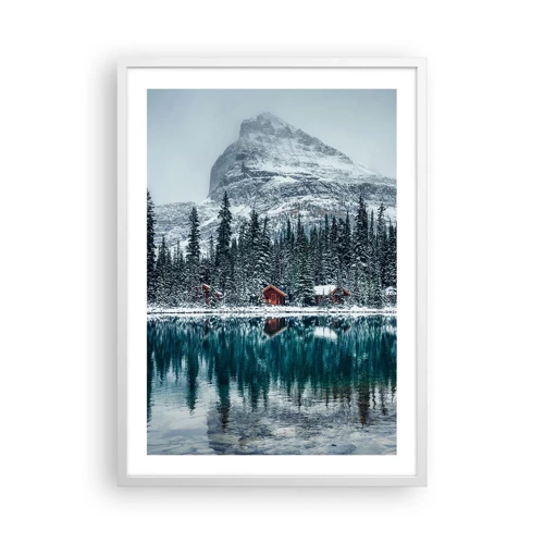 Poster in white frmae - Canadian Retreat - 50x70 cm