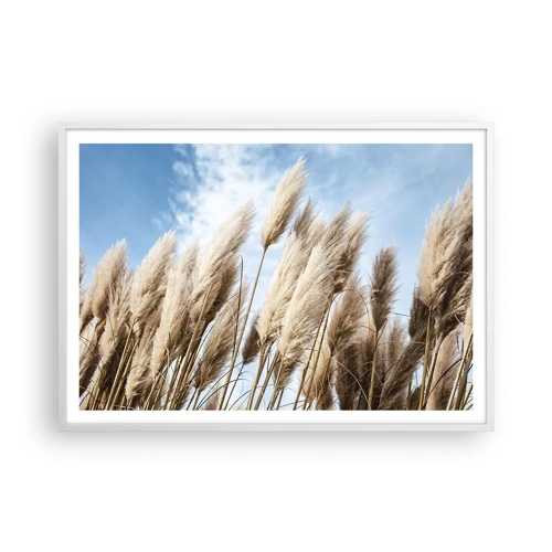 Poster in white frmae - Caress of Sun and Wind - 100x70 cm