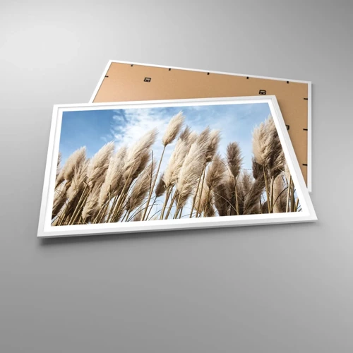 Poster in white frmae - Caress of Sun and Wind - 100x70 cm