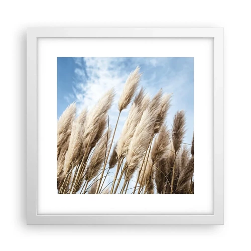 Poster in white frmae - Caress of Sun and Wind - 30x30 cm