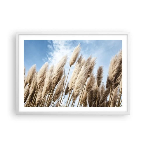 Poster in white frmae - Caress of Sun and Wind - 70x50 cm