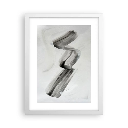Poster in white frmae - Casually for Fun - 30x40 cm