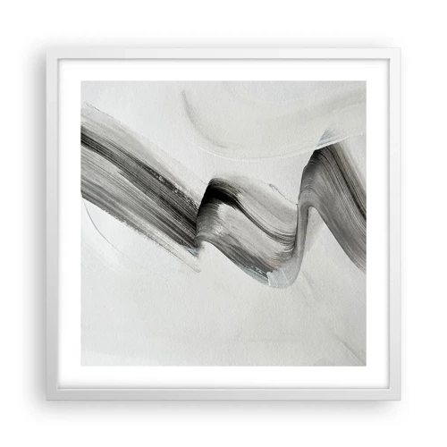 Poster in white frmae - Casually for Fun - 50x50 cm