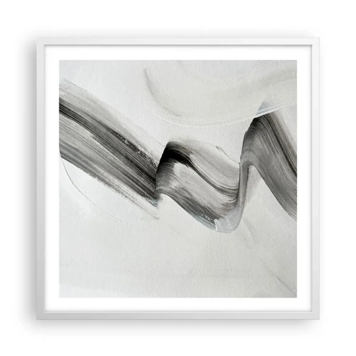 Poster in white frmae - Casually for Fun - 60x60 cm