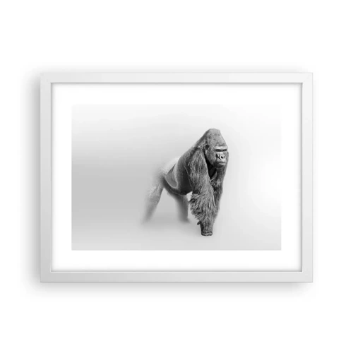 Poster in white frmae - Certain of Its Strength - 40x30 cm