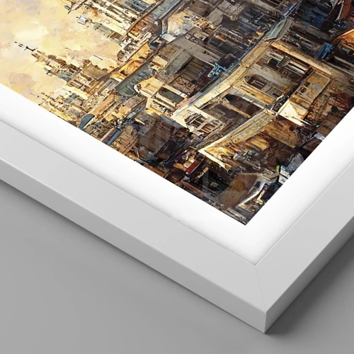 Poster in white frmae - City of Cities - 70x100 cm