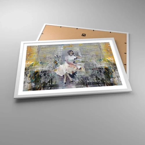 Poster in white frmae - Classical and Modern - 70x50 cm