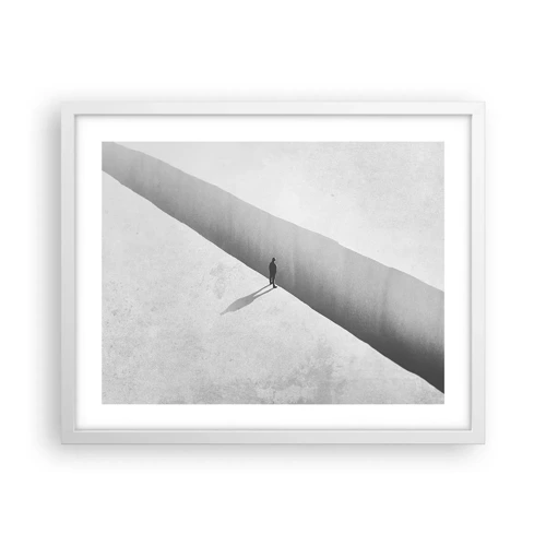 Poster in white frmae - Clear Goal - 50x40 cm