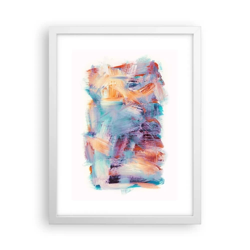 Poster in white frmae - Colourful Mess - 30x40 cm