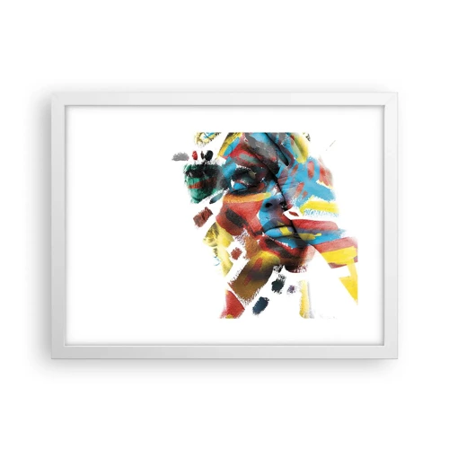 Poster in white frmae - Colourful Personality - 40x30 cm