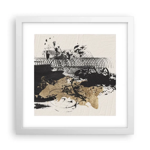 Poster in white frmae - Composition With Passion - 30x30 cm