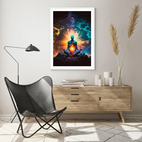 Poster in white frmae - Cosmic Calm - 40x50 cm